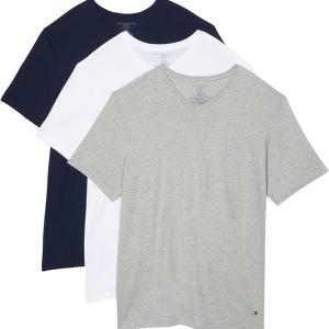 Tommy Hilfiger V-Neck T-Shirts – Export Stock Lot Wholesale Supplier